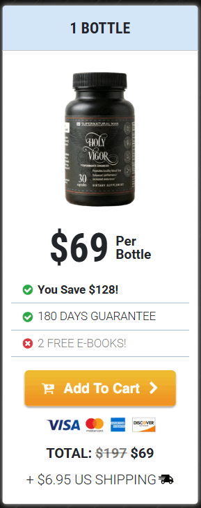 Holy Vigor 1 bottle