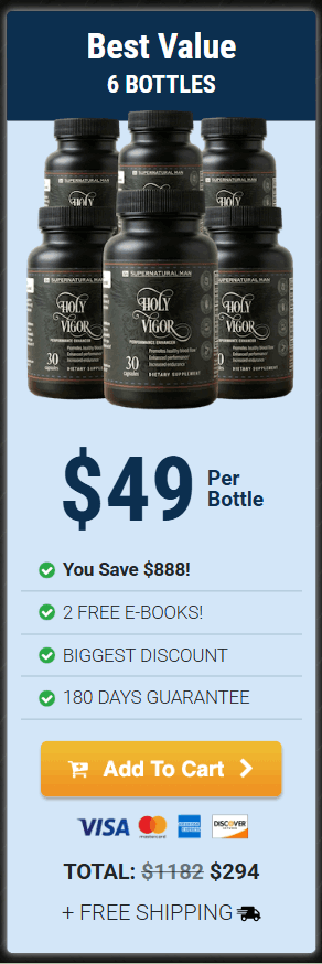 Holy Vigor 6 bottle